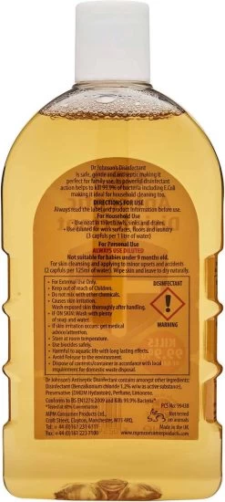 Dr Johnsons Ontsmettingsmiddel - 6 X 500ml Voordeelverpakking - Dettol Antiseptic Alternatief 7 Dr Johnsons Ontsmettingsmiddel - 6 X 500ml Voordeelverpakking - Dettol Antiseptic Alternatief -Huishoudproducten Verkoop 539x1200