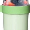 Lock&Lock Yoghurtbeker - Yoghurt Beker To Go - Muesli Beker To Go - Lunchpot - Lunchbeker - Medium - 560 Ml + 310 Ml - Groen -Huishoudproducten Verkoop 691x1200
