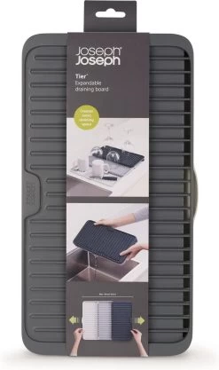 Joseph Joseph - Tier - Afdruipmat - Uitschuifbaar - Grijs -Huishoudproducten Verkoop 711x1200