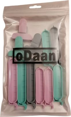 Vershoudclips - Zakafsluiter - Vershoudknijpers - Sluitclips - 12 Stuks - ODaani -Huishoudproducten Verkoop 723x1200 4