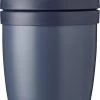 Mepal – Isoleer Lunchpot Ellipse – Houdt Je Eten 6-8 Uur Warm En 12 Uur Koud – Nordic Denim – 2 Compartimenten – Soep Beker To Go – Yoghurt Beker Muesli - Thermos Lunchbox