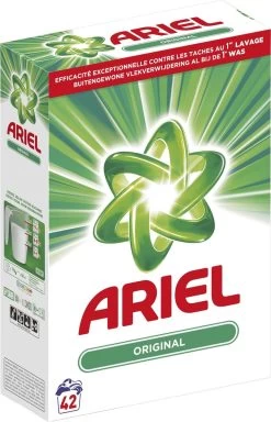 Ariel Waspoeder Original Wit - Wasmiddel - 3x42 Wasbeurten -Voordeelverpakking -Huishoudproducten Verkoop 772x1200