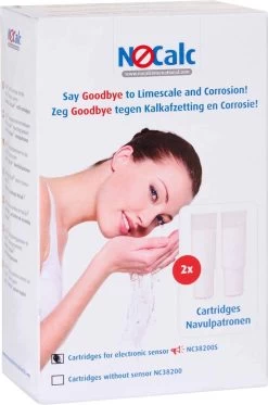 NoCalc Navulpatronen - 2 Stuks - Gebruik I.c.m. Electronic Sensor - Waterontharder - Waterontkalker -Huishoudproducten Verkoop 794x1200