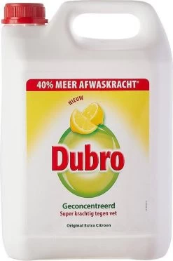 Dubro Afwasmiddel Extra Citroen 5 Liter -Huishoudproducten Verkoop 797x1200