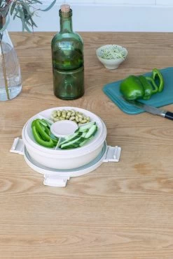 Brabantia Make & Take Salade Lunchbox - 1,3 L - Kunststof - Light Grey -Huishoudproducten Verkoop 800x1200 10