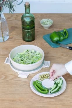 Brabantia Make & Take Salade Lunchbox - 1,3 L - Kunststof - Light Grey -Huishoudproducten Verkoop 800x1200 11