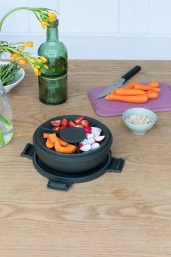 Brabantia Make & Take Salade Lunchbox - 1,3 L - Kunststof - Dark Grey -Huishoudproducten Verkoop 800x1200 13