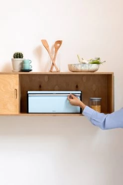 Brabantia Broodtrommel - Met Klepdeksel - Dreamy Blue -Huishoudproducten Verkoop 800x1200 15