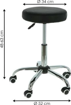 Alora Tabouret Op Wielen - Zadelkruk - Zwart - Kruk – Kapperskruk - Draaikruk - Werkkruk - Verstelbaar 10 Alora Tabouret Op Wielen - Zadelkruk - Zwart - Kruk – Kapperskruk - Draaikruk - Werkkruk - Verstelbaar -Huishoudproducten Verkoop 809x1200
