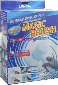 Lenga Elektrische Schoonmaakborstel - 5 In 1 Borstel - Oplaadbaar - Wasborstel - Schoonmaakmiddelen - Schrobborstels -Huishoudproducten Verkoop 825x1200