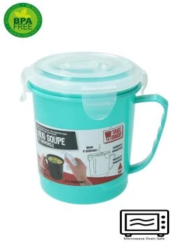 Turqoise Magnetron Soepbeker Met Ontluchtingsfilter – 13x11cm | Magnetron Bestendige Beker Voor Het Bereiden Van Soep -Huishoudproducten Verkoop 850x1200 3