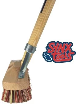Synx Tools Luiwagen Union Mix Nylon Extra Hard 22cm - Tegel Bezem Schrobber- Bezemsteel - Schoonmaakbezem - Schrobborstels - Bezems Met Steel 150 Cm -Huishoudproducten Verkoop 880x1200 1