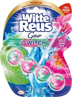 Witte Reus Toiletblok Geur Switch - Appel Waterlelie - WC Blokjes Voordeelverpakking - 10 Stuks -Huishoudproducten Verkoop 897x1200 2