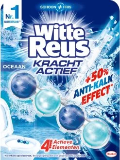 Witte Reus Kracht Actief Toiletblok - Oceaan - WC Blokjes Voordeelverpakking - 10 Stuks -Huishoudproducten Verkoop 903x1200