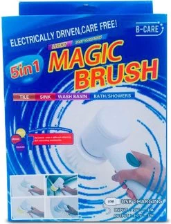 B-care Magic Brush - Elektrische Multifunctionele Schoonmaakborstel - 7 Opzetstukken - Wasborstel - Poetsmachine - Schrobborstel - Handborstel - Werkborstel - Schrobber - Boorborstel - Reinigingsborstel -Huishoudproducten Verkoop 914x1200