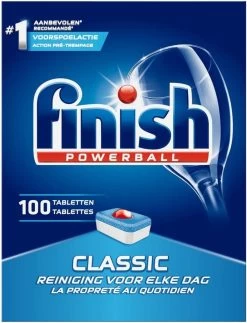 Finish Classic Regular Vaatwastabletten - 100 Stuks -Huishoudproducten Verkoop 917x1200