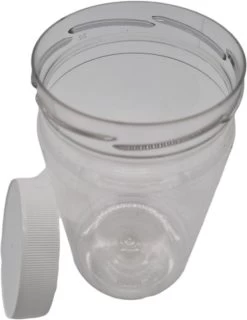 Ariko Jar | Lichtgewicht Kunststof Pot Met Schroefdeksel | 750ml | Potje Met Witte Deksel | Voorraadpot | Hervulbaar -Huishoudproducten Verkoop 926x1200