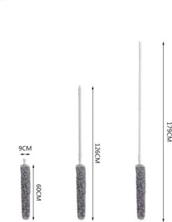 Plumeau/met Telescoopsteel/uitschuifbaar/microvezel Buigbare Borstelkop/9 X 126cm Max-lengte179cm -Huishoudproducten Verkoop 930x1200 5