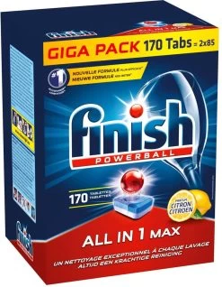 Finish All In 1 Max Citroen - Vaatwastabletten - 170 Tabs - Voordeelpak -Huishoudproducten Verkoop 932x1200