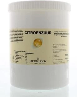 Jacob Hooy Citroenzuur Meelkristal 1 Kg -Huishoudproducten Verkoop 949x1200