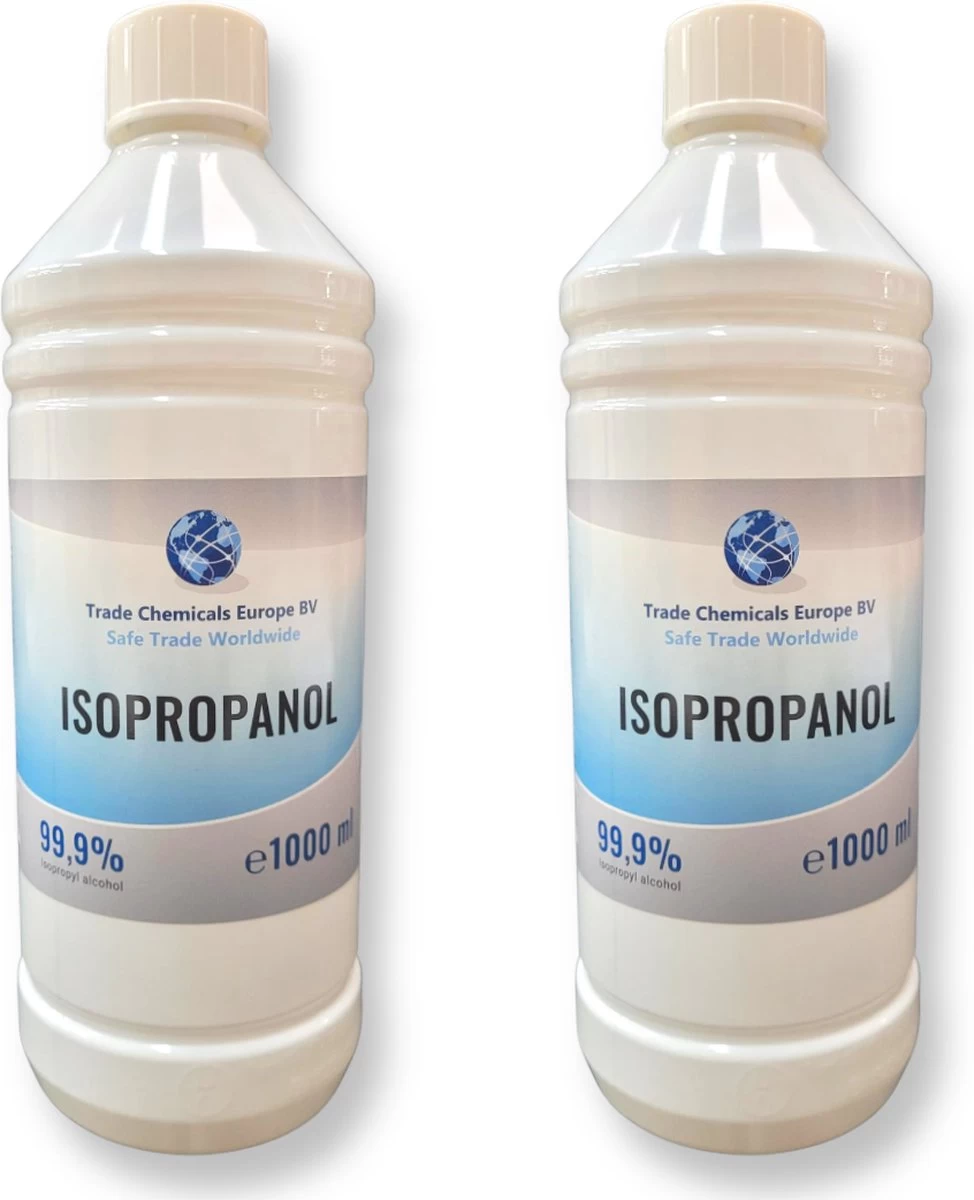 TCE - Isopropanol - Isopropyl-alcohol - IPA - 99,9% Zuiver - 2 Liter 3 TCE - Isopropanol - Isopropyl-alcohol - IPA - 99,9% Zuiver - 2 Liter