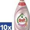Dreft Clean & Care Afwasmiddel Rose & Satin (Voordeelverpakking) - 10 X 383 Ml -Huishoudproducten Verkoop 989x1200 1