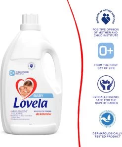 Lovela Baby - Hypoallergeen Wasmiddel Voor Het Wassen Van Gekleurde Baby- En Kinderkleding - 1.45 Liter -Huishoudproducten Verkoop 991x1200